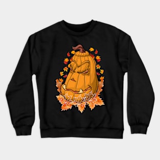 Trick or treat Spooky October Pumpkin Crewneck Sweatshirt